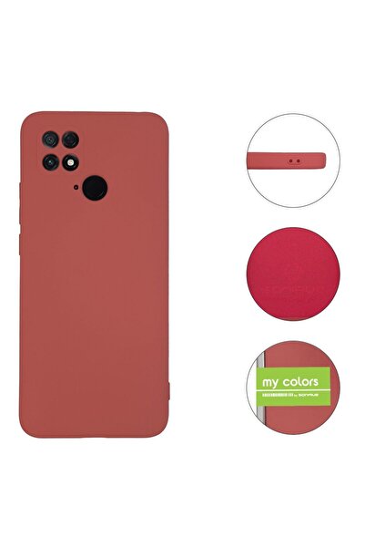 Sonique Θήκη Σιλικόνης My Colors Xiaomi Poco C40 Μπορντό Ανοιχτό