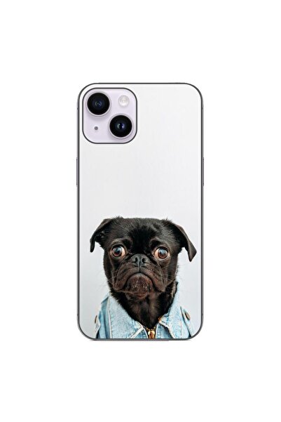 OEM Husa compatibila cu Apple iPhone 14 Silicon Gel Tpu Model Pug Fashion
