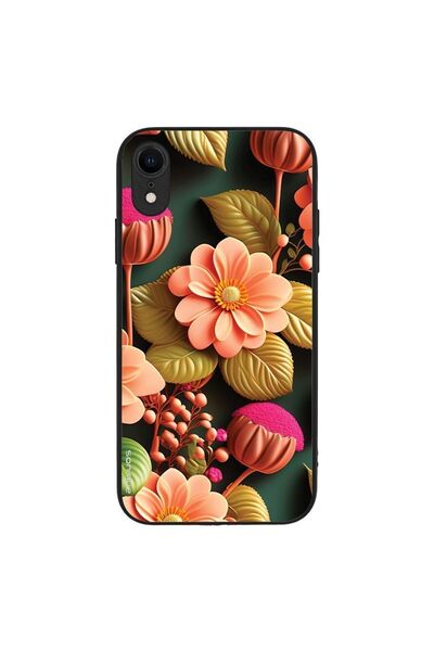 Sonique Θήκη 3D Flower Series για Apple iPhone XR Σομόν