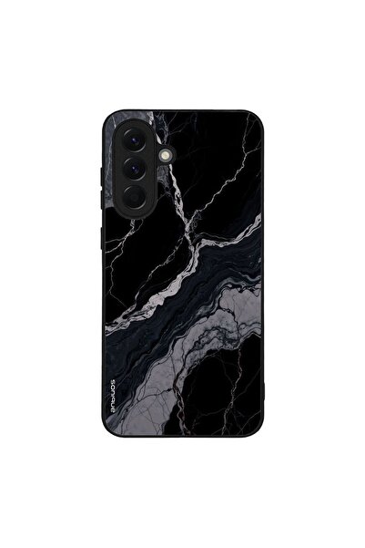 Sonique Θήκη Marble Series για Samsung Galaxy A56 5G Μαύρο 02