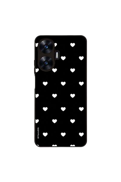 Sonique Θήκη Heart Series για Realme C55 Μαύρο 02