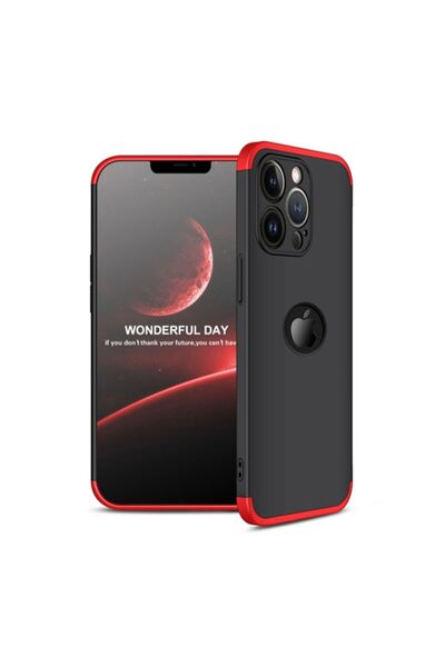 GKK 360 Full Body Protection Apple iPhone 13 Pro Max Μαύρο/Κόκκινο