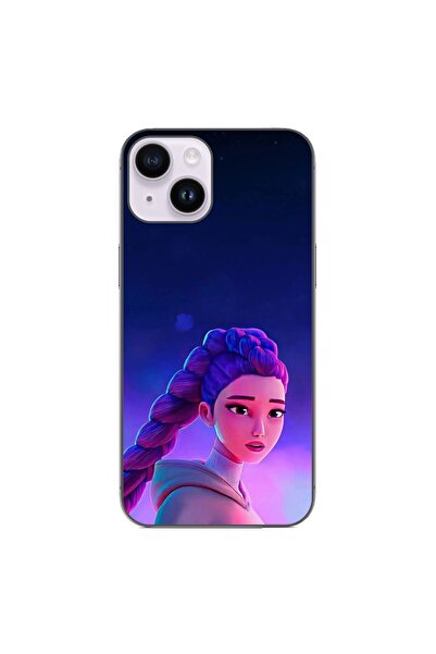 OEM Husa compatibila cu Apple iPhone 14 Silicon Gel Tpu Model KPop Demon Hunt...