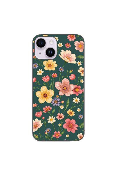 OEM Husa compatibila cu Apple iPhone 14 Silicon Gel Tpu Model Vintage Spring ...