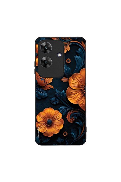 Sonique Θήκη 3D Flower Series για Realme Note 60 4G Πορτοκαλί 01