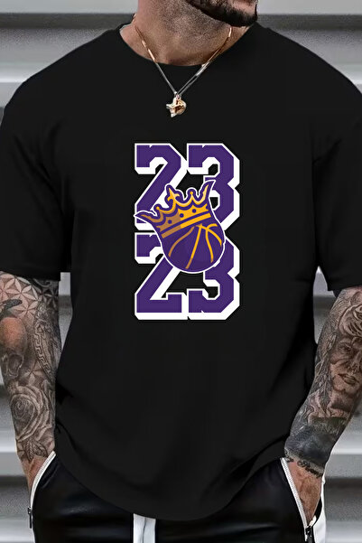 Sarah's Boutique Men's T-shirt – 100% cotton – Basketball "23 Jordan"