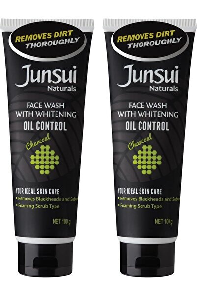 Junsui Naturals Face Wash with Whitening, Oil Control, 100 g (Pack of 2)