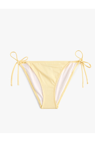 Koton Triangle Bikini Bottom with Drawstrings on the Sides