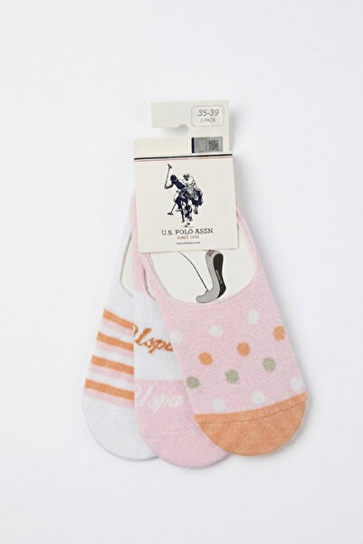 U.S. Polo Assn. Σετ 3 γυναικείες κάλτσες μπαλαρίνας 35-39