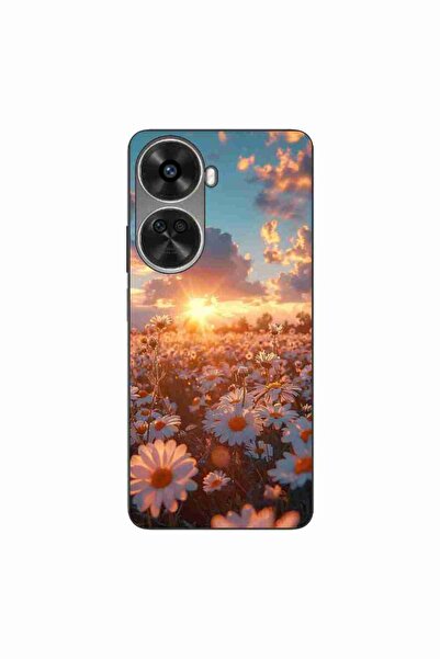 OEM Husa compatibila cu Huawei Nova 12 SE Silicon Gel Tpu Model Rasarit cu Flori