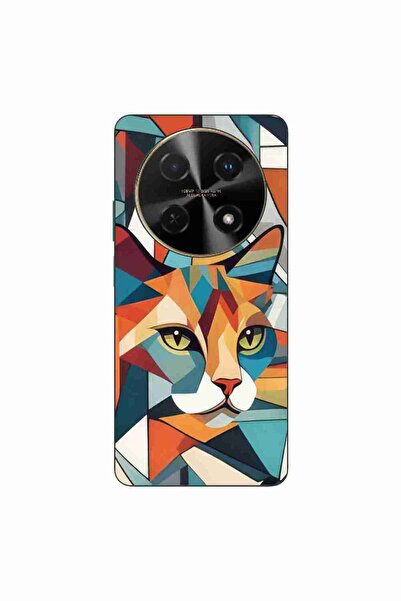 OEM Θήκη συμβατή με Huawei Nova 12i Σιλικόνης Gel TPU με σχέδιο Κυβικής Τέχνη...