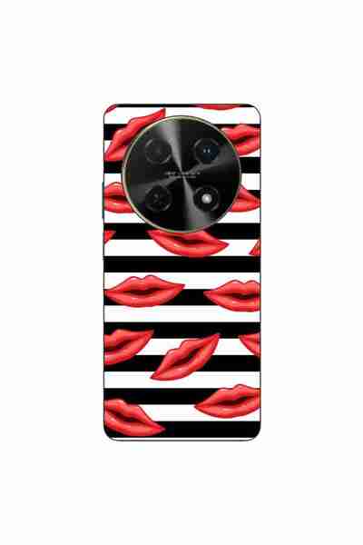 OEM Θήκη συμβατή με Huawei Nova 12i Σιλικόνης Gel TPU με σχέδιο ριγέ και φιλίας