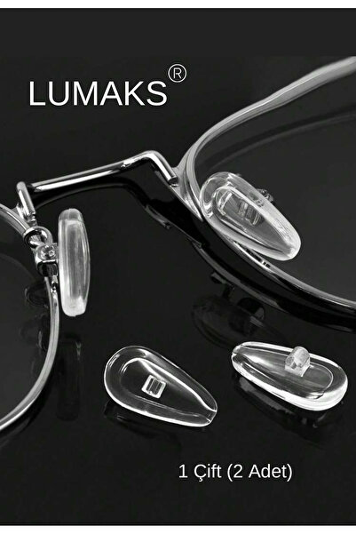 LUMAKS Screw-On Glasses Pad Air-Channeling Silicone Glasses Nose Pad with Air...
