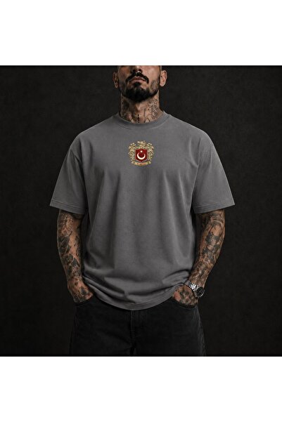 VEK Turkish Kurt Arma Oversize T-Shirt Unisex 100% Cotton Premium Quality Min...