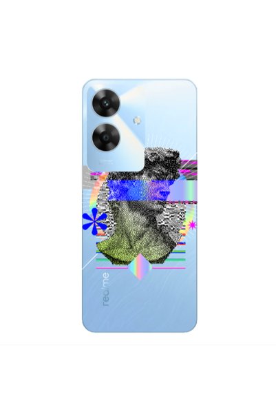 Other Realme Note 60 Statue pixels Transparent Silicone TPU Θήκη