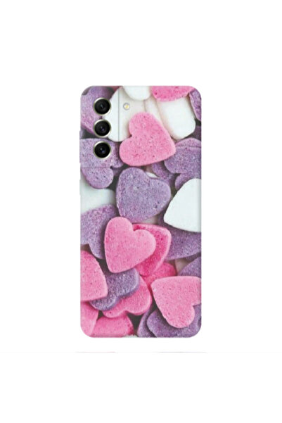 Other Samsung S22 Plus Sponge Hearts Transparent Silicone TPU Θήκη