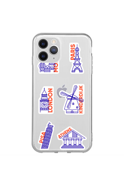 Other Apple iPhone 11 Pro Max Pisa Athens Transparent Silicone TPU Θήκη