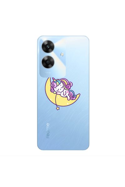 Other Realme Note 60 Sleeping horse Transparent Silicone TPU Θήκη