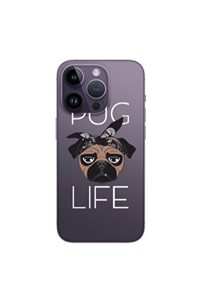 Other Apple iPhone 14 Pro Pug Life Transparent Silicone TPU Θήκη