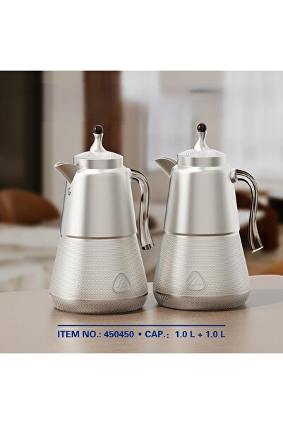 LALOZA New Style Elegant Design 1/1L Tea and Coffee Two Pieces Tramss Set