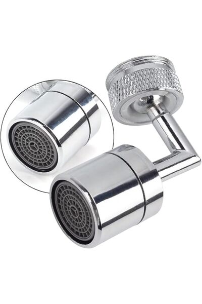 The Bros Multipurpose 720 degree Silver rotatable movable high pressure kitch...