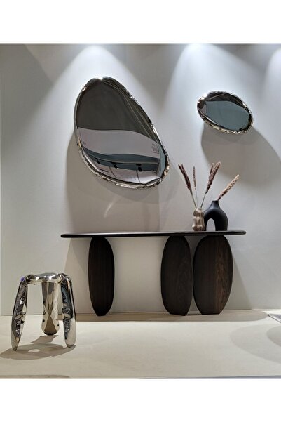 shardywood Pebble Masif Karaçam Dresuar – Modern Antre Konsolu, Organik Tasar...