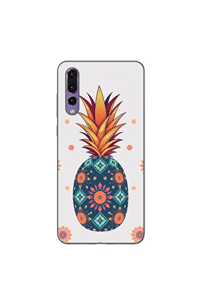 OEM Husa compatibila cu Huawei P20 Pro Silicon Gel Tpu Model Floral Pineapple