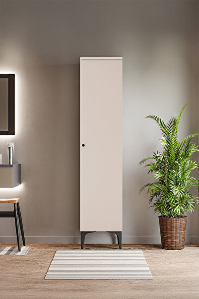 KONFOR Comfort Flex Tek Kapaklı Çok Amaçlı Dolap Beyaz