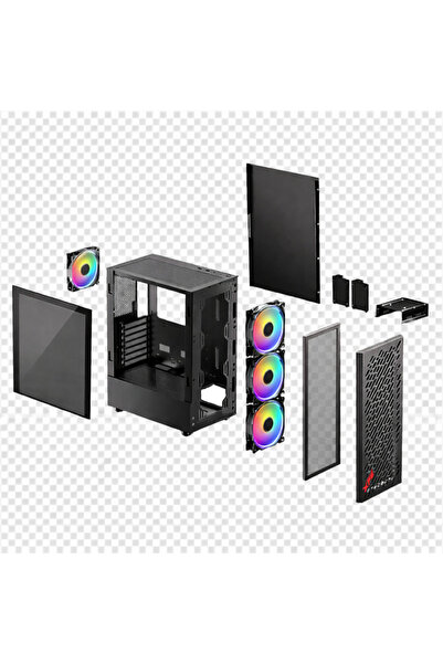 XPG Carcasa PC Valor Air ARGB Black