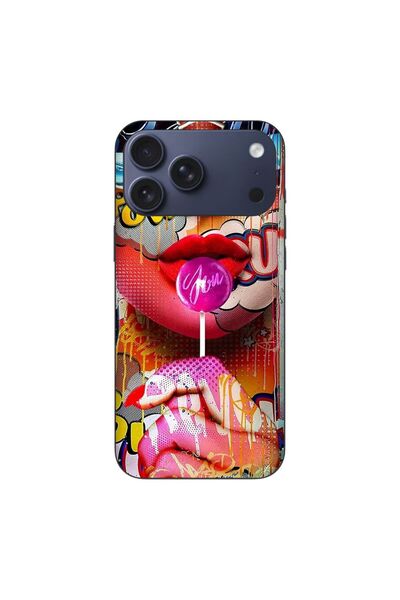 OEM Husa compatibila cu Apple iPhone 17 Pro Max Silicon Gel Tpu Model Pop Art...