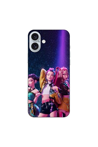 OEM Husa compatibila cu Apple iPhone 16 Plus Silicon Model KPop Demon Hunters...