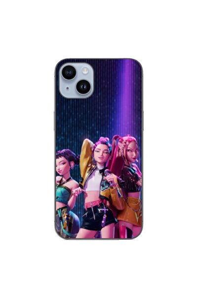 OEM Husa compatibila cu Apple iPhone 14 Plus Silicon Model KPop Demon Hunters...