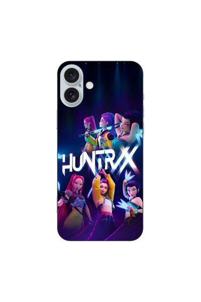 OEM Husa compatibila cu Apple iPhone 16 Plus Silicon Gel Tpu Model KPop Demon...