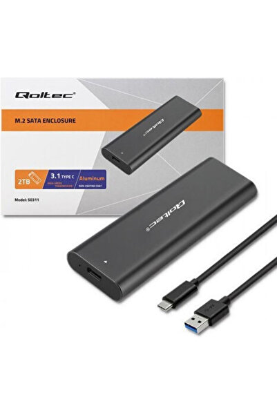 Qoltec Θήκη για Σκληρό Δίσκο M.2 SATA III με Σύνδεση USB 3.0 Κωδικός: 50311