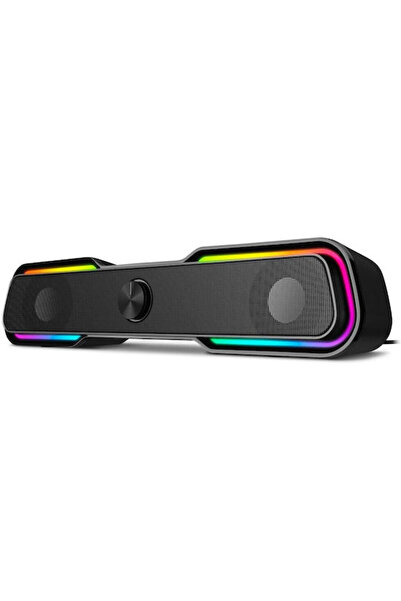 Sven 450 2.0 Ασύρματα Ηχεία με RGB και Bluetooth 10W Μαύρο