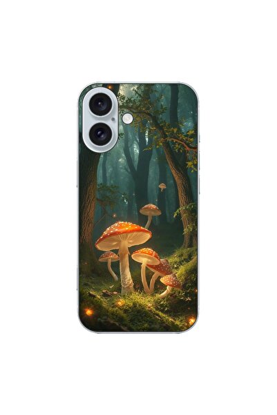 OEM Case compatible with Apple iPhone 16 Silicone Gel Tpu Pattern Glowing Mag...