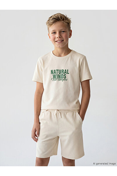 LC Waikiki Printed Boy's T-Shirt 2-Pack