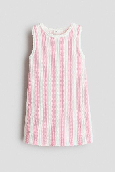 H&M Textured cotton dress