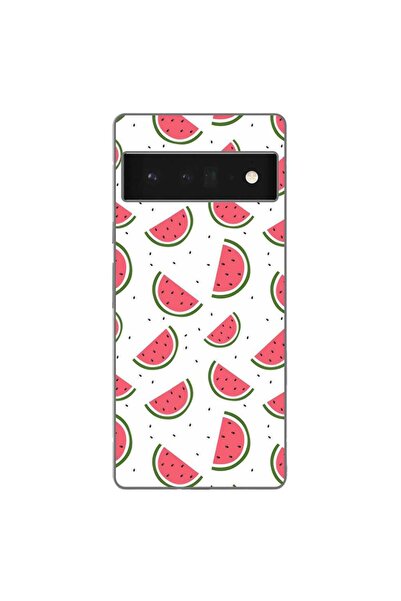 OEM Husa compatibila cu Google Pixel 6 Pro Silicon Gel Tpu Model Watermelons ...