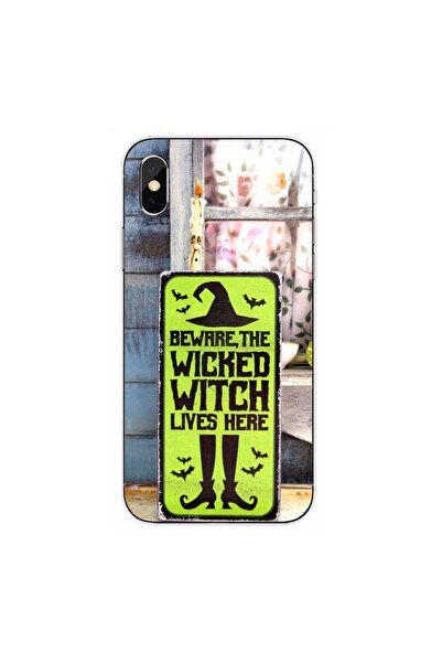 OEM Husa compatibila cu Apple iPhone XS Max Silicon Gel Tpu Model Halloween W...