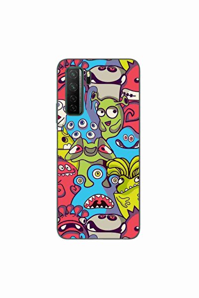 OEM Husa compatibila cu Huawei P40 Lite 5G Silicon Gel Tpu Model Squishi Mons...