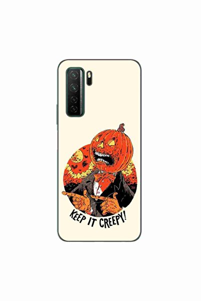 OEM Husa compatibila cu Huawei P40 Lite 5G Silicon Gel Tpu Model Halloween Ke...