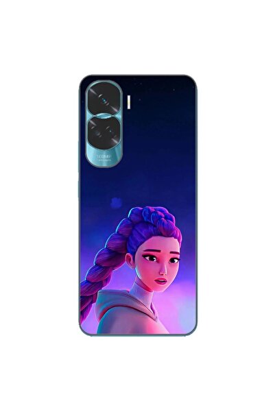 OEM Husa compatibila cu Honor 90 Lite 5G Silicon Gel Tpu Model KPop Demon Hun...