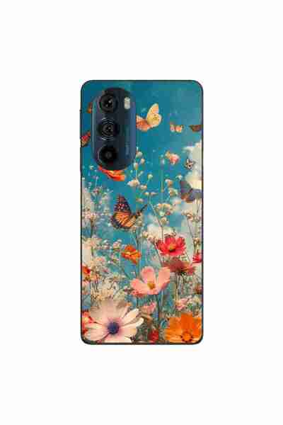 OEM Θήκη συμβατή με Motorola Edge 30 Pro από σιλικόνη gel TPU με σχέδιο λουλο...