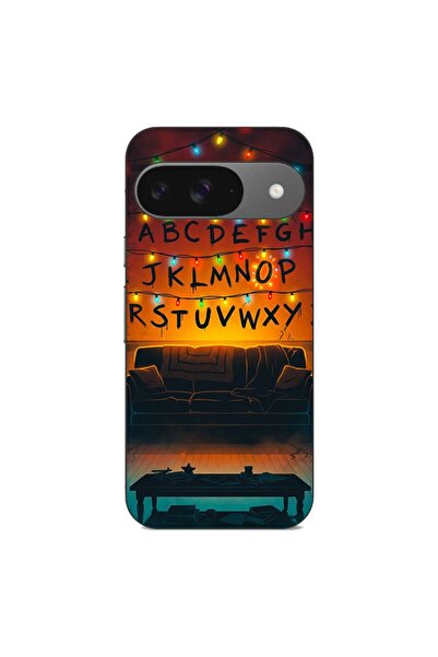 OEM Husa compatibila cu Google Pixel 9 Silicon Gel Tpu Model Stranger Things ...