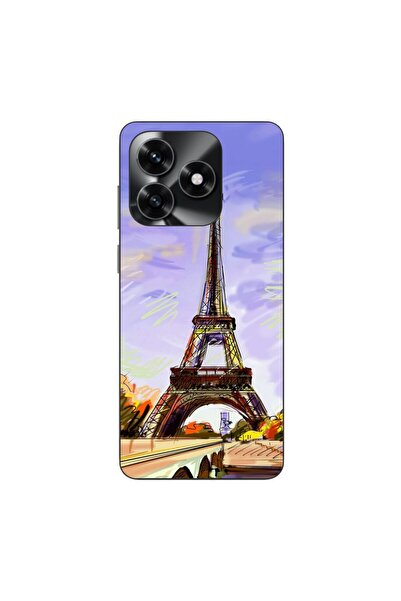 OEM Husa compatibila cu Honor X5c Plus Silicon Gel Tpu Model Desen Turnul Eiffel