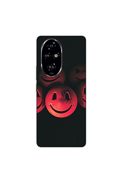 OEM Husa compatibila cu Honor 200 Pro Silicon Gel Tpu Model Grungy Smiley Faces