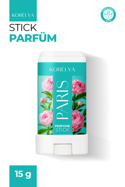 KORELYA Stick Katı Parfüm Paris Şakayık 15 g | Çiçeksi Katı Parfüm
