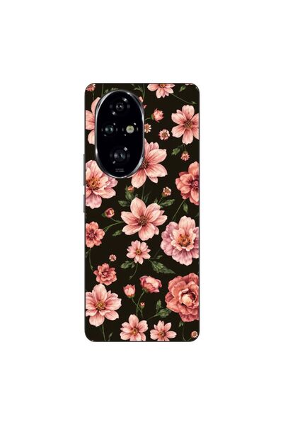 OEM Husa compatibila cu Honor 200 Pro Silicon Gel Tpu Model Pink Spring Flowers