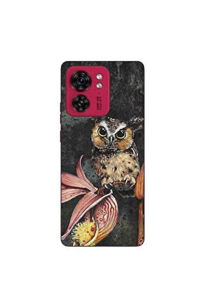 OEM Husa compatibila cu Motorola Edge 40 Silicon Gel Tpu Model Owl Painted